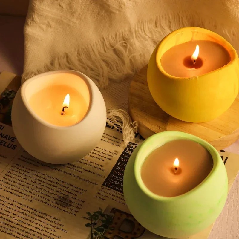 Kraft Box Candle - 1-2 Stück DIY Bogenkerzenhalter Silikonform für