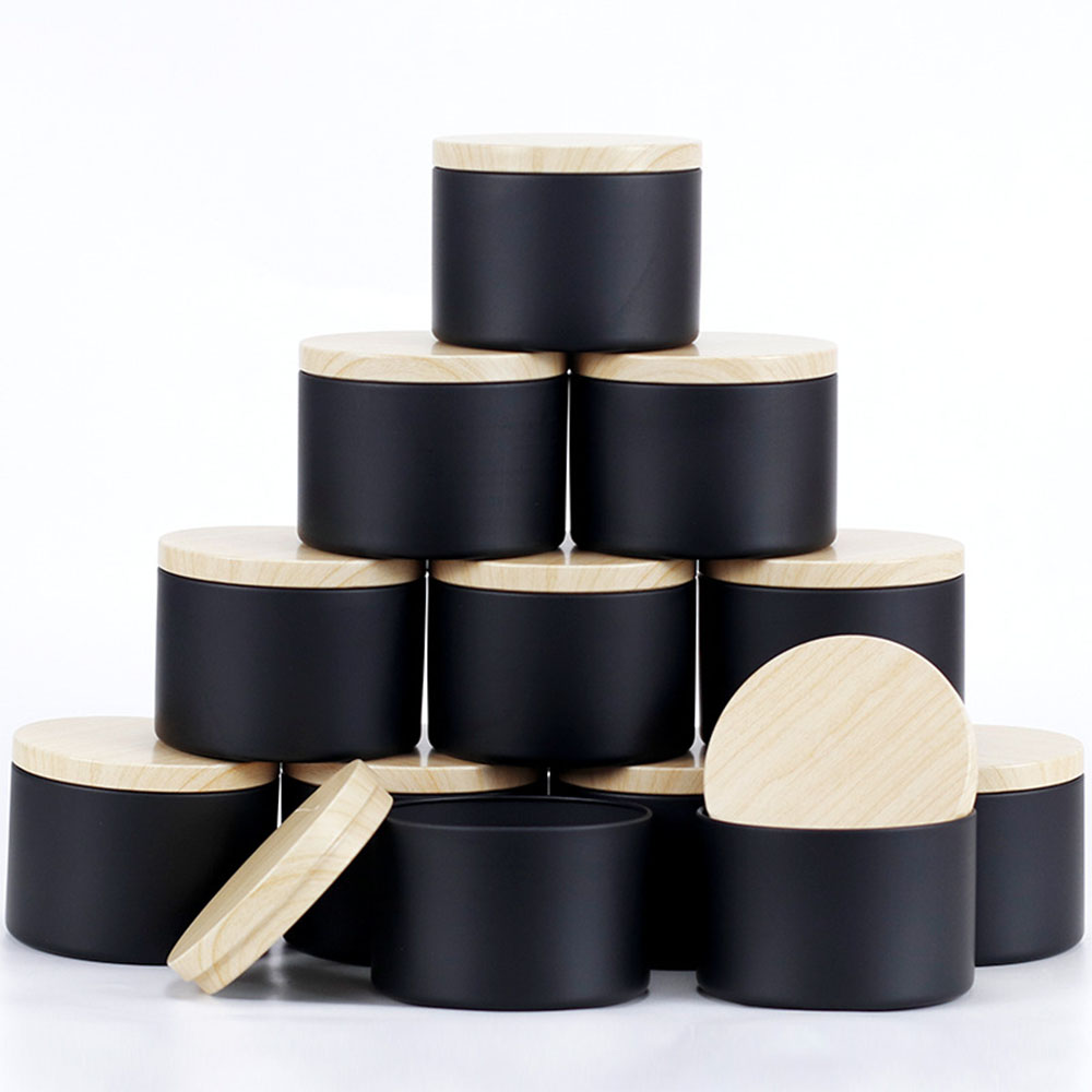 24 Stück 4 Unzen schwarze Kerz – Candle Making Jars With Lids Bewertung und Preis