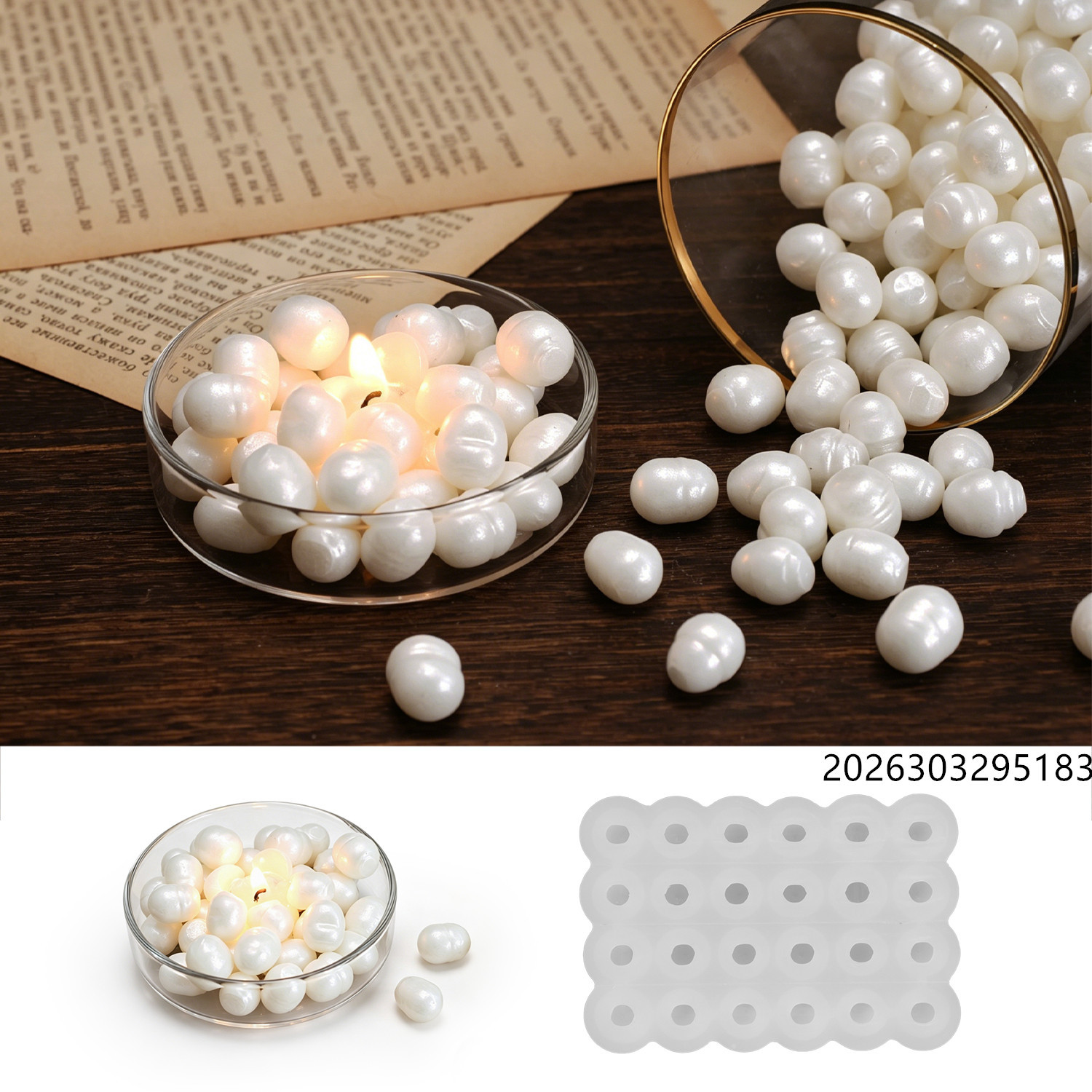 Heilende Ozeanperlen-Spiegelwa – Candle Making Things Bewertung und Preis