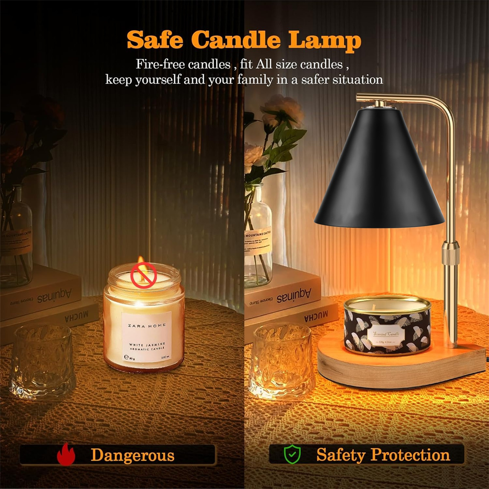Schwarze Kerzenwärmerlampe mit – Candle Making Things Bewertung und Preis