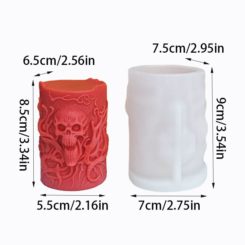 【Dunkle Ästhetik】Gothic Skull  – Candle Making Vinings Bewertung und Preis