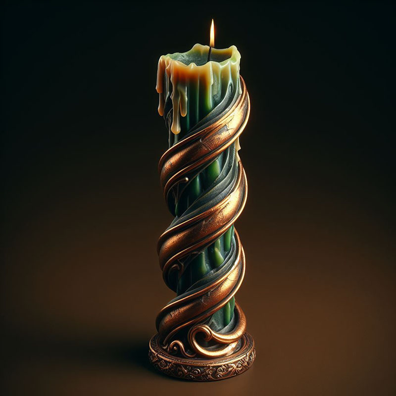 Rankenförmige gedrehte Hochsäu – Candle Making Vinings Bewertung und Preis