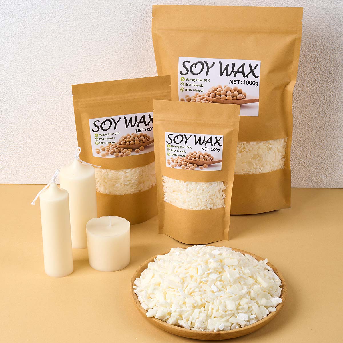 1 Pfund reinweißes Sojawachs f – Candle Making Los Angeles Bewertung und Preis