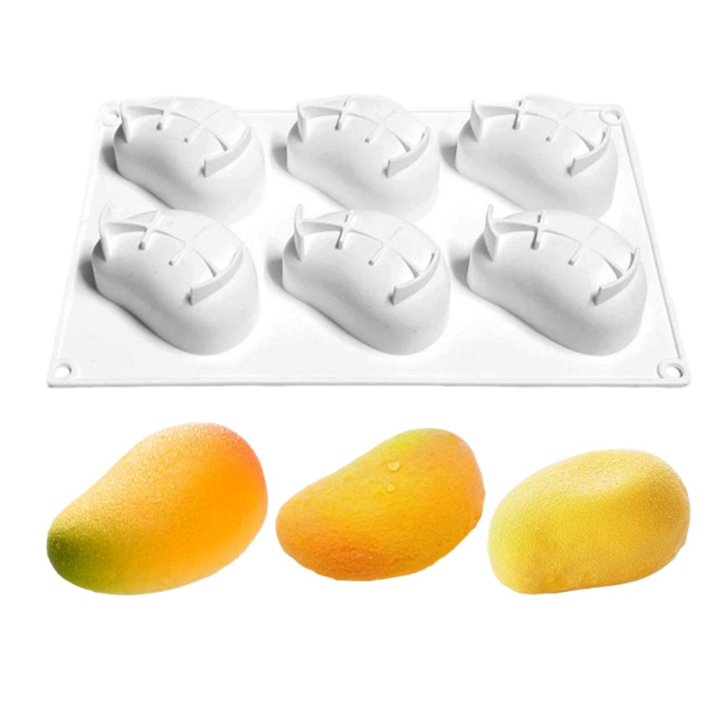 6-fach Mango-förmige Kuchenfor – Candle Making Things Bewertung und Preis
