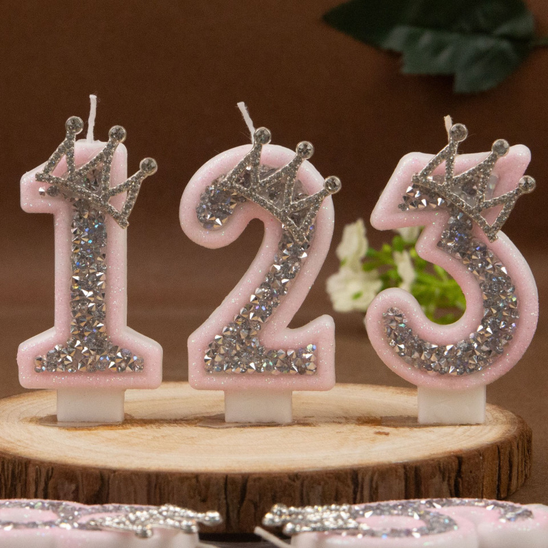 Digitale Kerzen 0-9 Rosa Silbe – Candle Making Things Bewertung und Preis