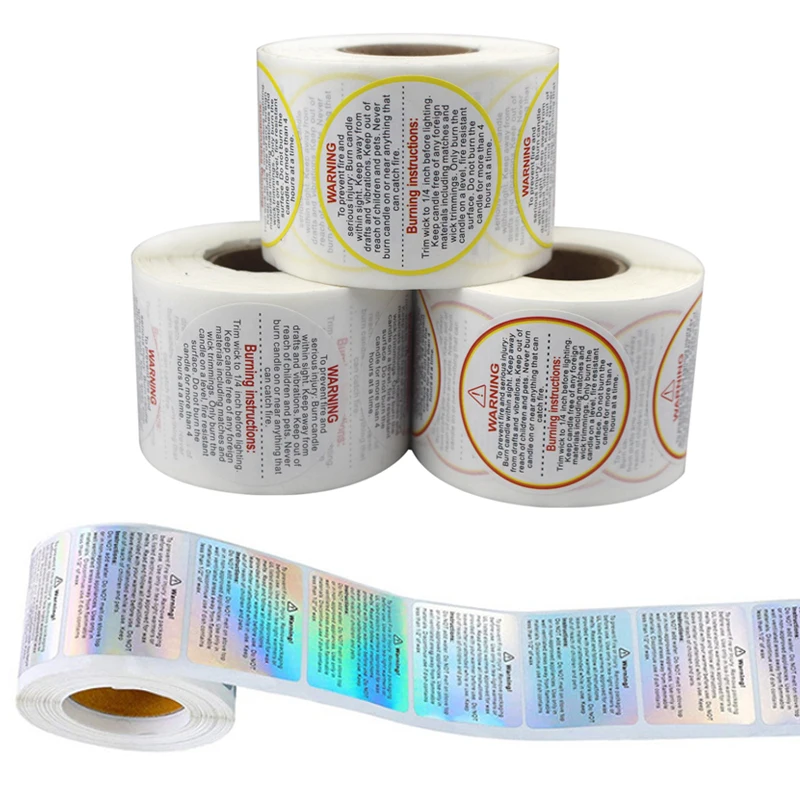 500 Stücke Kerze Warnung Etike – Candle Warning Label Bewertung und Preis