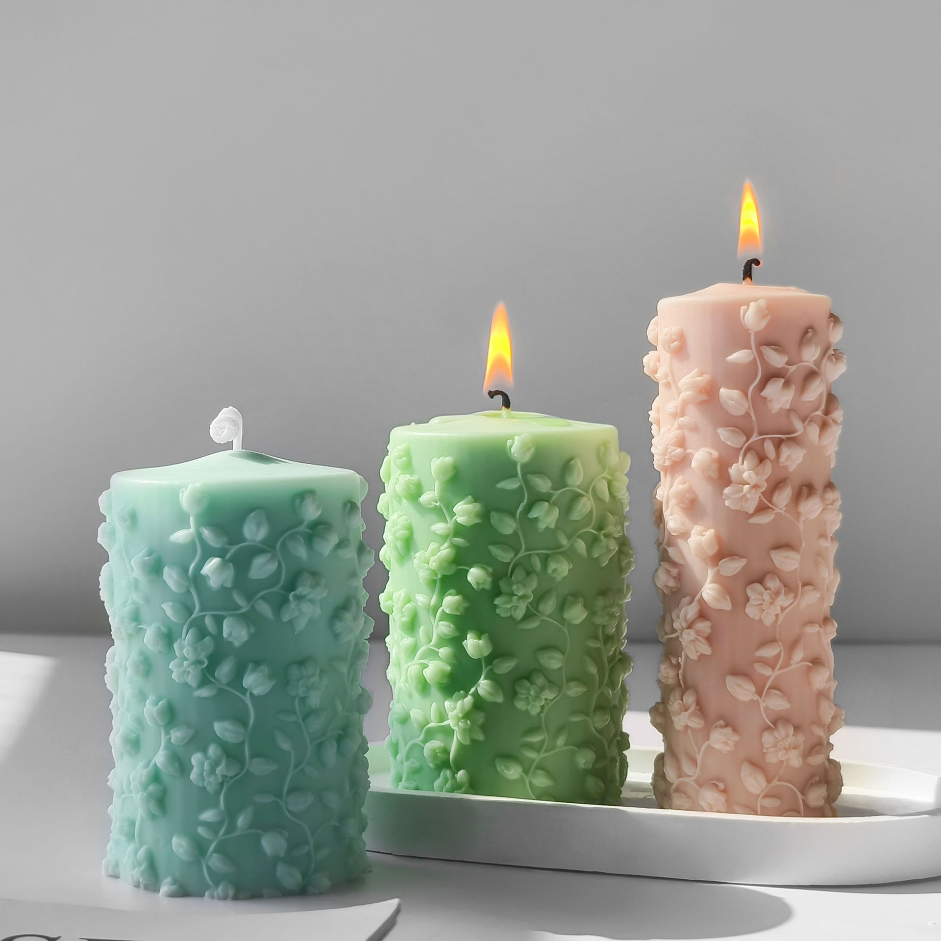 3D Zylinder Geprägte Reben For – Candle Making Vinings Bewertung und Preis