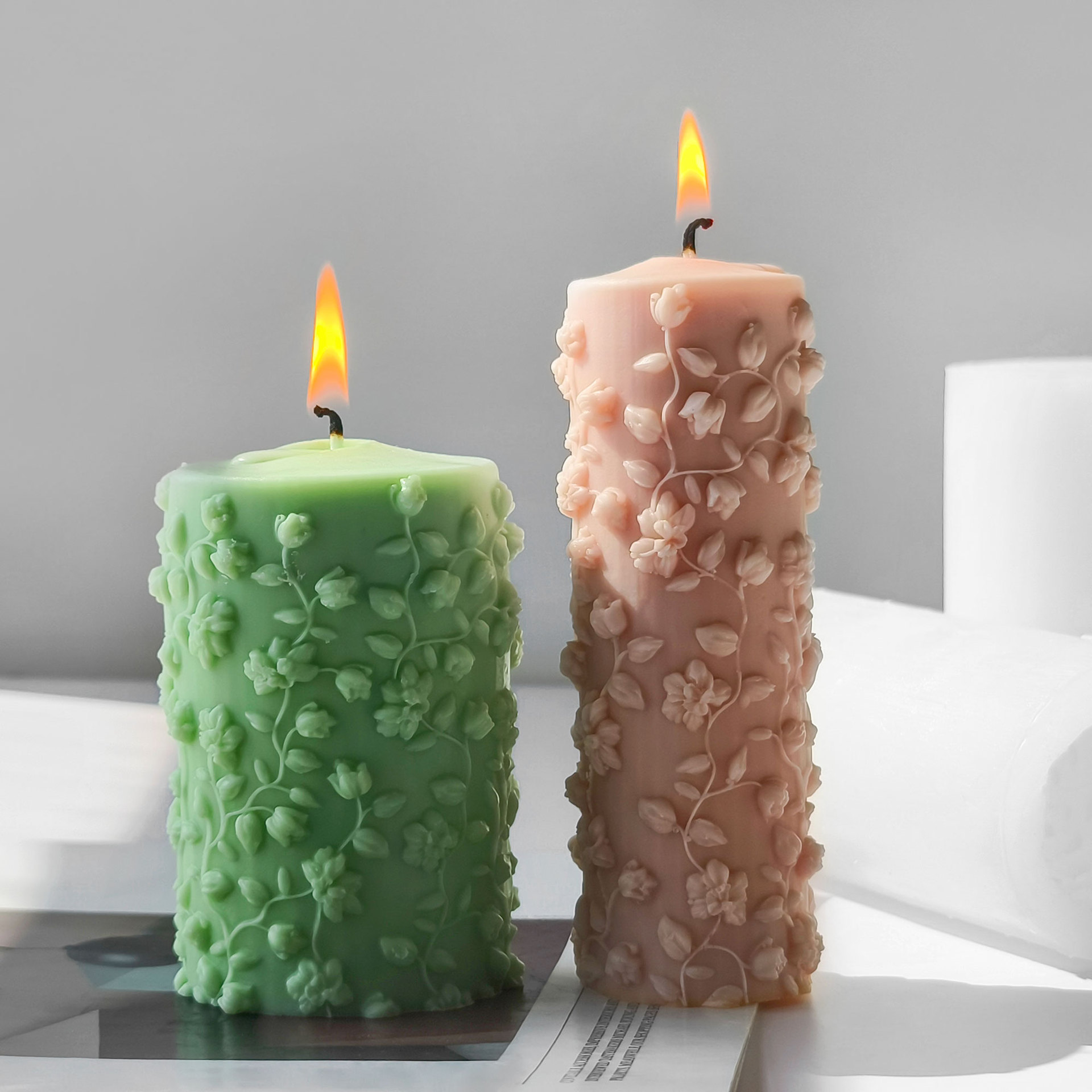 3D Zylinder Geprägte Reben For – Candle Making Vinings Bewertung und Preis