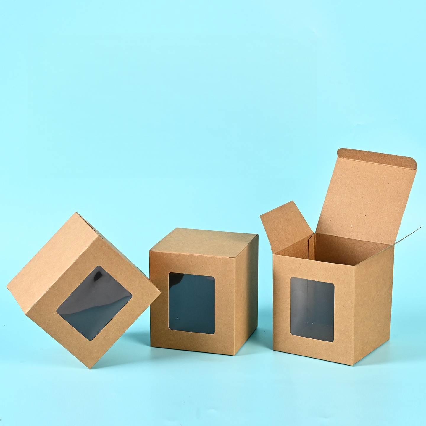 Braune Kraftpapier-Schachteln  – Kraft Box Candle Bewertung und Preis