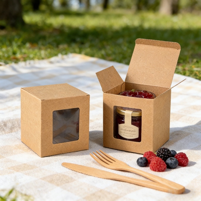 Braune Kraftpapier-Schachteln  – Kraft Box Candle Bewertung und Preis