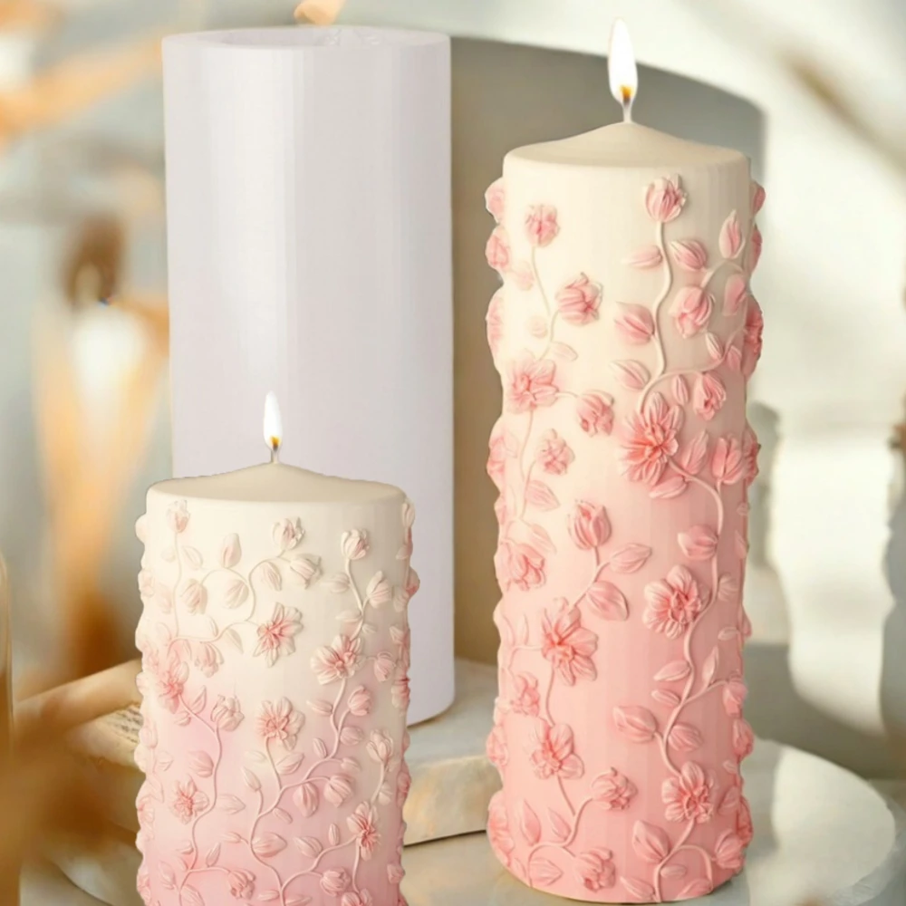 Floral Vine Relief Taper Kerze – Candle Making Vinings Bewertung und Preis